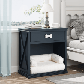 Vintage Small Locker With LED Lights And Pet Bed