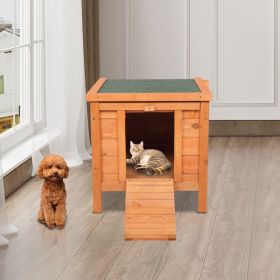 Original Color Fir Wood Chicken And Rabbit Cage (Option: Wood)
